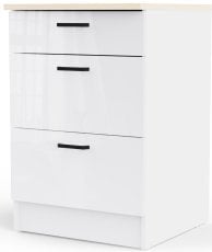 Spodnja omara Bianco 3