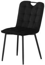 Jedilniški stol Milik - črn