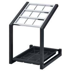 Stojalo Fame črn/krom