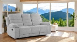 Trosed z relax mehanizmom Capri soft - svetlo siv