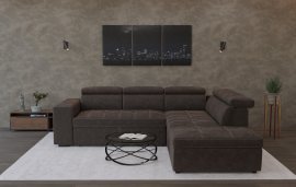 Kotna sedežna garnitura Elegant