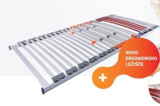 Letveni pod Ergoflex 90x200 cm