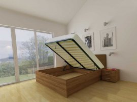 Dvižna postelja Lux - 90x200 cm