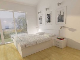 Dvižna postelja Lift bela - 90x200 cm