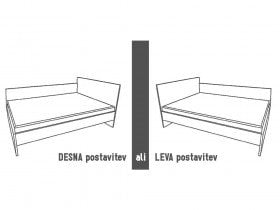 Kerles - Postelja Soni - 140x190 cm
