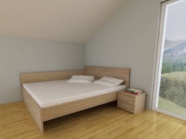 Postelja Soni - 200x200 cm