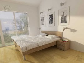 Postelja Voga - 180x190 cm - hrast sonoma