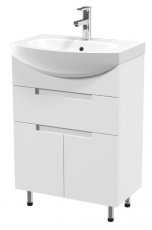 Omarica z umivalnikom Quadro - 60 cm talna