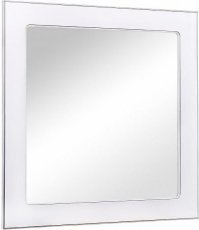 Ogledalo za kopalnico Beatrice - 80 cm belo krom