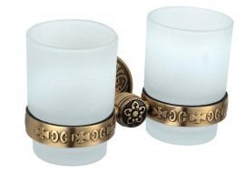 Dvojni kozarec za zobne ščetke Milano