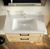 Aqua Rodos - Omarica z umivalnikom Inari - 100 cm 