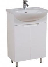 Omarica z umivalnikom Quadro - 55 cm talna