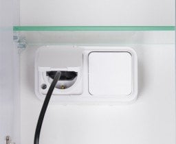 Aqua Rodos - LED Ogledalo + omarica Laguna - 75 cm