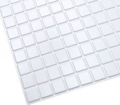 Aqua Rodos - 3D PVC panel Beli Mozaik
