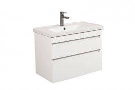 Omarica z umivalnikom Vintag 80 bela stenska