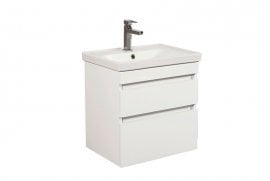 Omarica z umivalnikom Vintag 60 bela stenska