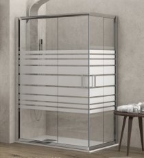 Tuš kabine New Flora 100 Serigrafato 80x100x180