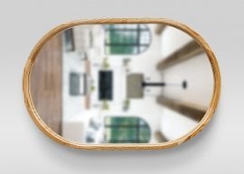 Ogledalo Perfection Slim 80 Hrast