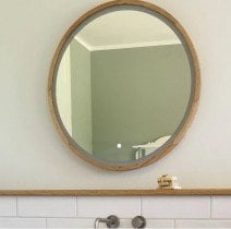 Aqua Rodos - LED Ogledalo Perfection Slim 50 - hrast