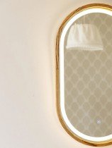 Aqua Rodos - LED Ogledalo Freedom Slim 60 - hrast