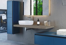 Pult za umivalnik Dalia 120 Temni Hrast