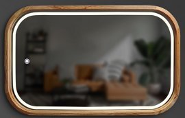 LED Ogledalo Reliability Slim 70 Hrast