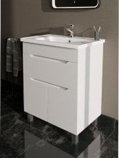 Omarica z umivalnikom Aqua PVC 65