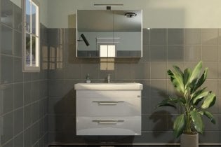 Aqua Rodos - Omarica z umivalnikom Lux 60