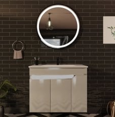 Omarica z umivalnikom Vision 70 White