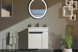 Omarica z umivalnikom VIsion 60 Grey