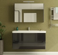 Omarica z umivalnikom Sharp 105 antracit