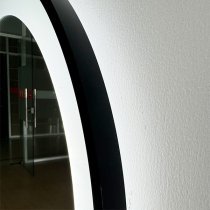 Aqua Rodos - Kiara 70 Round Nero LED Fog free