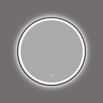 Aqua Rodos - Kiara 70 Round Nero LED Fog free