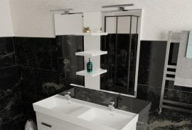 Ogledalo Flat 120 s svetilko