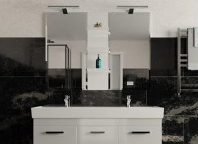 Aqua Rodos - Ogledalo Flat 120 s svetilko