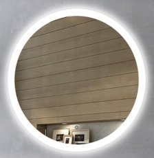 Okroglo LED ogledalo Kora - 80 cm