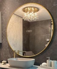 Ogledalo Kimic Gold 100 Round