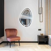 Aqua Rodos - Ogledalo Malva 55x85 Hands & Fog Free