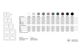 Aqua Rodos - Nadpultni umivalnik Idea Match 60 Black