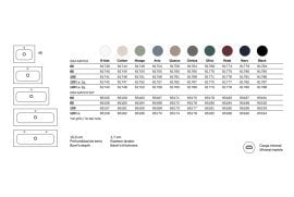 Aqua Rodos - Nadpultni umivalnik Idea Match 60 Ceniza