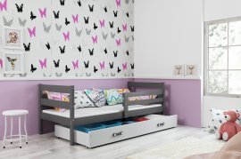 BMS Group - Otroška postelja Eryk - 90x200 cm - grafit/bela