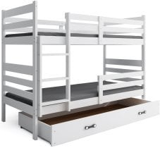 BMS Group - Pograd Eryk z predalom - 90x200 cm - bela