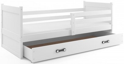 BMS Group - Otroška postelja Rico - 80x190 cm - bela/bela