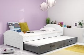 Otroška postelja Lili - 90x200 cm z dodatnim ležiščem