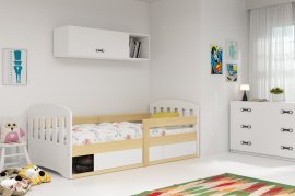 Otroška postelja Classic-1 - 80x160 cm - bor/bela