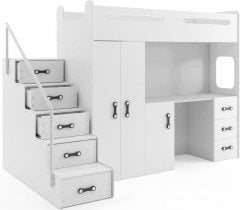 BMS Group - Pograd Max-4 - 80x200 cm - bela/bela
