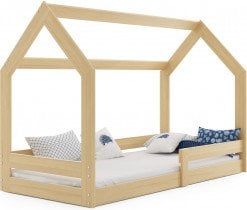 BMS Group - Otroška postelja Domek-1 - 80x160 cm - bor