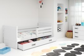 BMS Group - Otroška postelja Rico - 80x190 cm - bela/bela