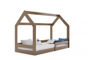 BMS Group - Otroška postelja Domek-1 - 80x160 cm - choko