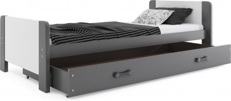 BMS Group - Otroška postelja Darek - 80x200 cm - graphite